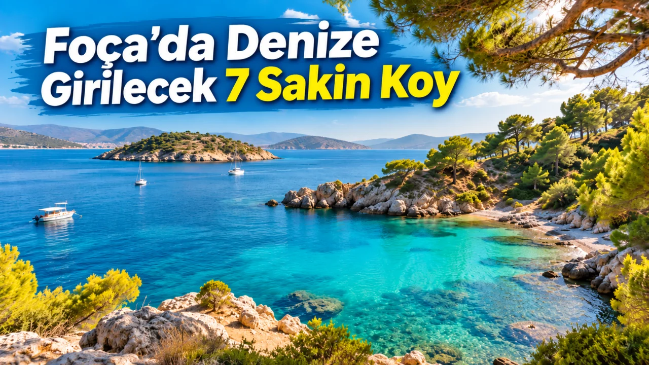 Foça'da Denize Girilecek 7 Sakin Koy