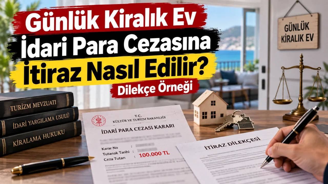 Günlük Kiralık Ev İdari Para Cezasına İtiraz Nasıl Edilir?
