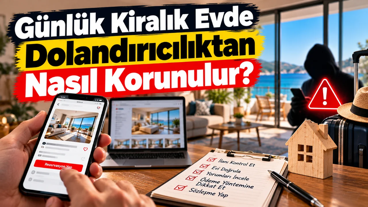 Günlük Kiralık Evde Dolandırıcılıktan Nasıl Korunulur?
