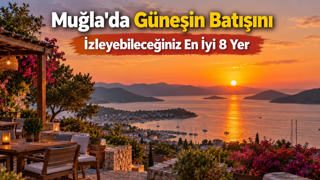 Muğla'da Güneşin Batışını İzleyebileceğiniz Yerler