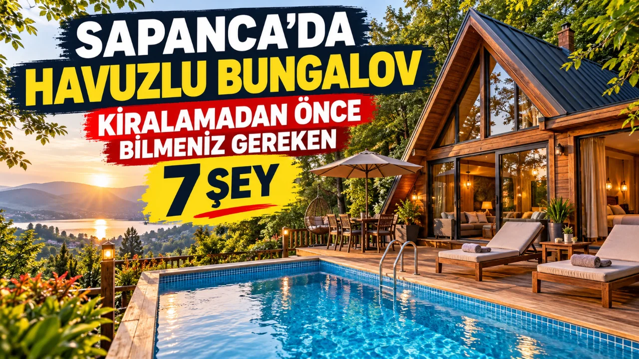Sapanca'da Havuzlu Bungalov Kiralamadan Önce Bilmeniz Gereken 7 Şey