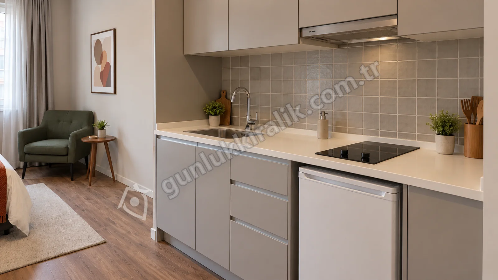 Gaziosmanpaşa Günlük Kiralık 1+0 Daire — fotoğraf 5