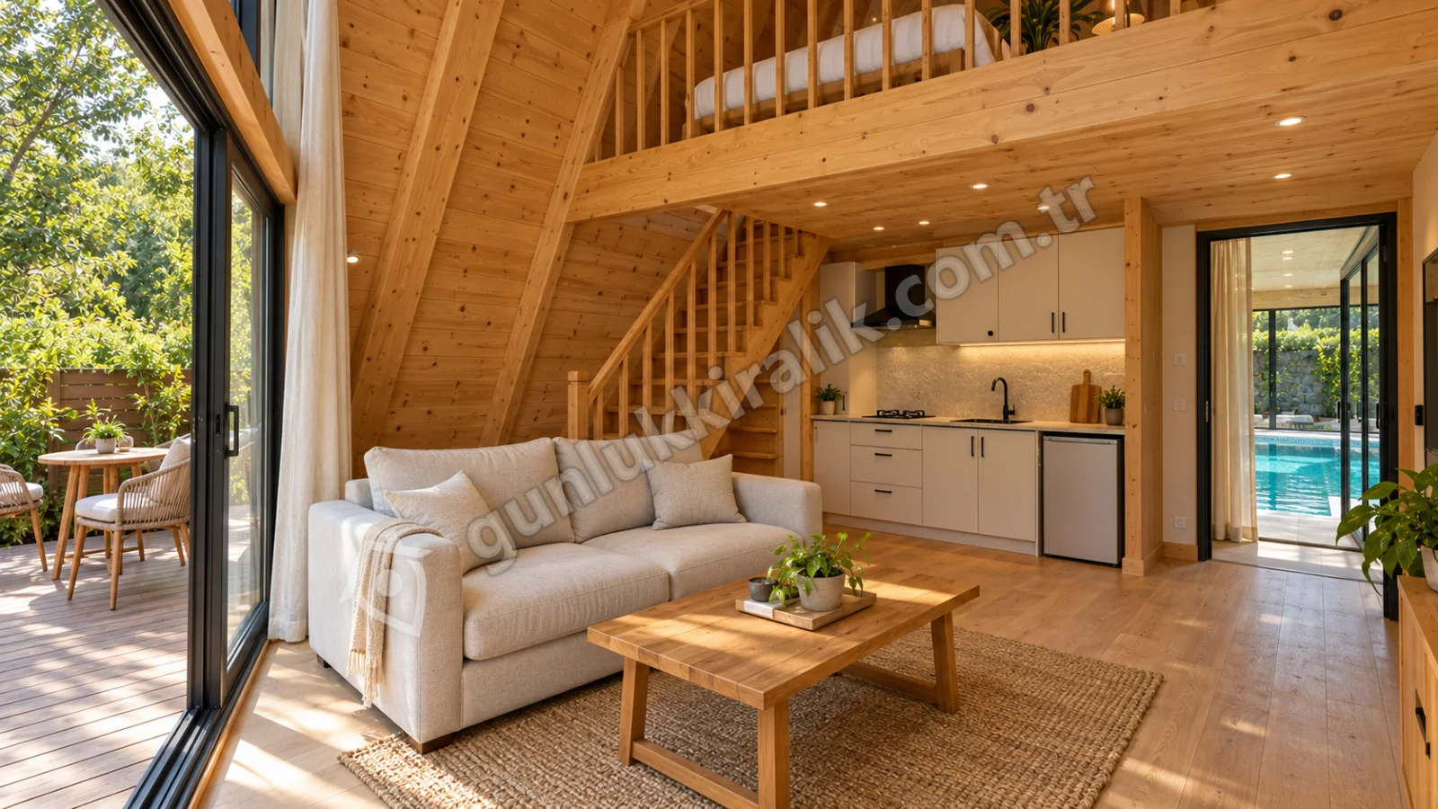Sapanca Günlük Kiralık Kapalı Havuzlu Bungalov — fotoğraf 3