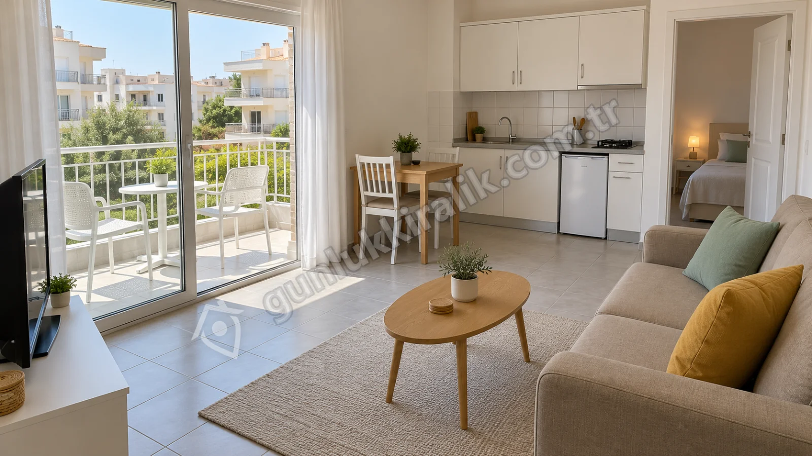 Didim Günlük Kiralık 1+1 Apart Daire